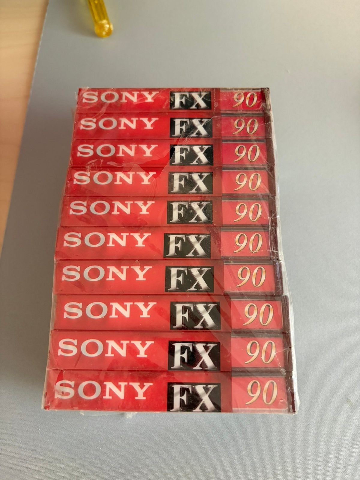 Lot de 10 cassettes vierges Sony FX 90, Cd's en Dvd's, Cassettebandjes, 2 t/m 25 bandjes, Ophalen of Verzenden, Met bewaardoos, rek of koffer