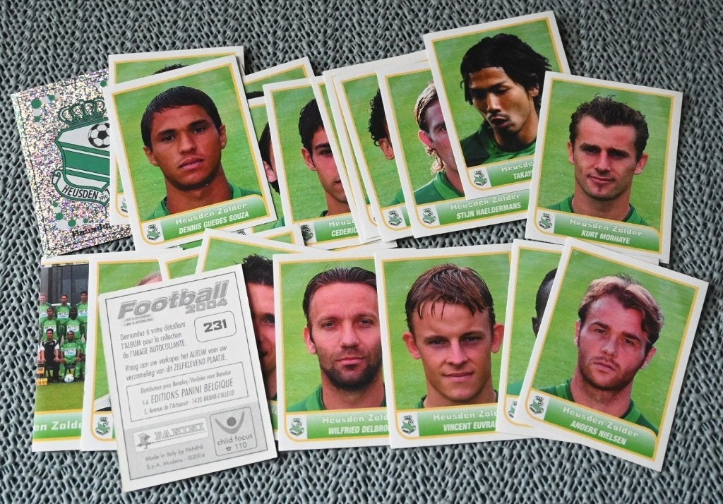 Panini Football 2004 / Heusden - Zolder / Volledige ploeg, Verzenden, Nieuw, Poster, Plaatje of Sticker