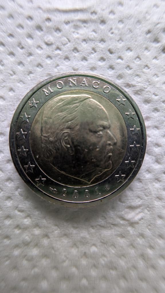 2€ Monaco 2001 en capsule – Rare et recherchée, Timbres & Monnaies, Monnaies | Europe | Monnaies euro, Enlèvement ou Envoi, Monnaie en vrac
