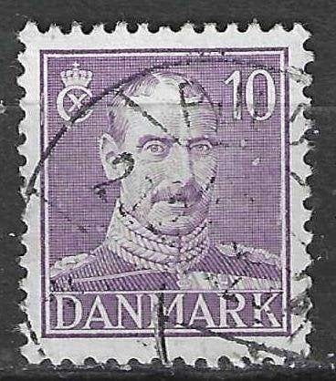 Danemark 1943/1946 - Yvert 282 - Roi Christian X (ST), Timbres & Monnaies, Envoi, Danemark, Affranchi