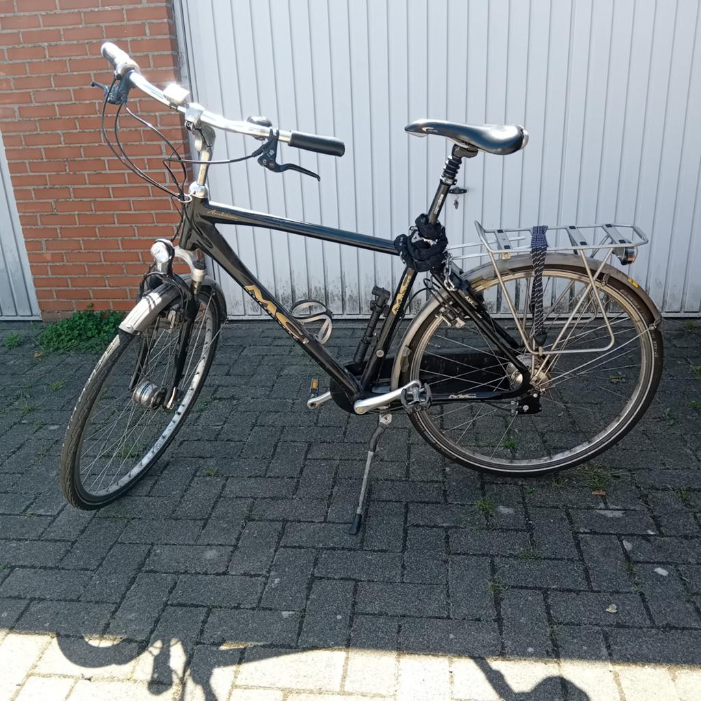 Herenfiets met rohloff, 28 inch, Gebruikt, 10 tot 15 versnellingen, Velgrem