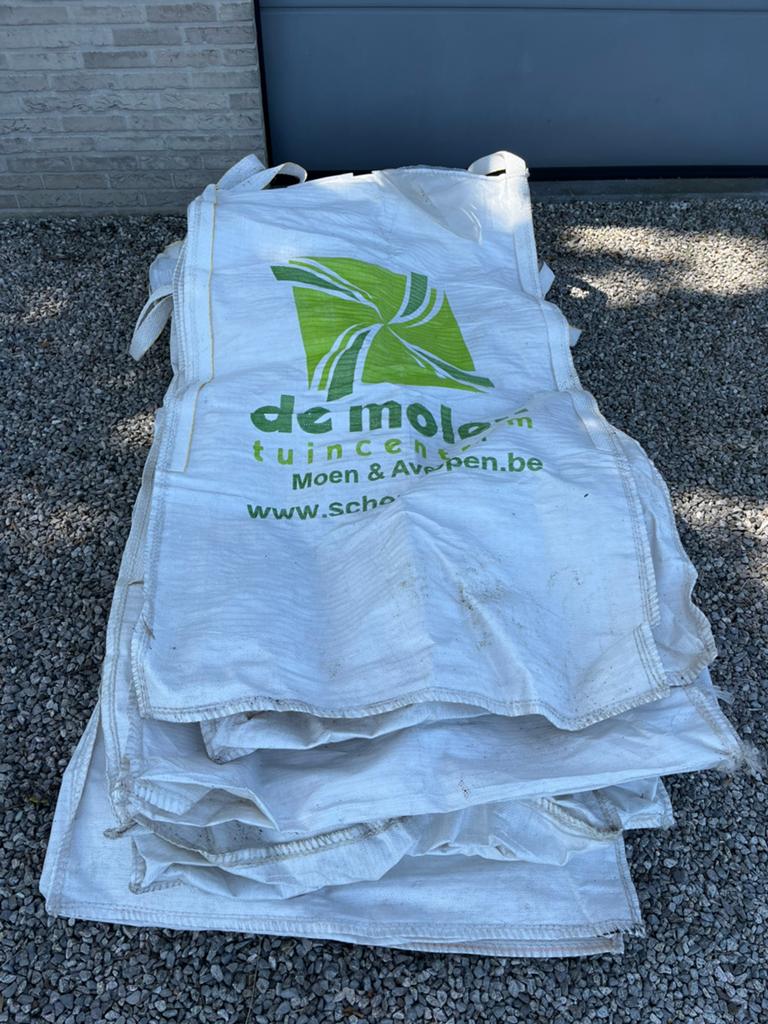 6 Grote Big Bags 1500 kg, Bricolage & Construction, Enlèvement