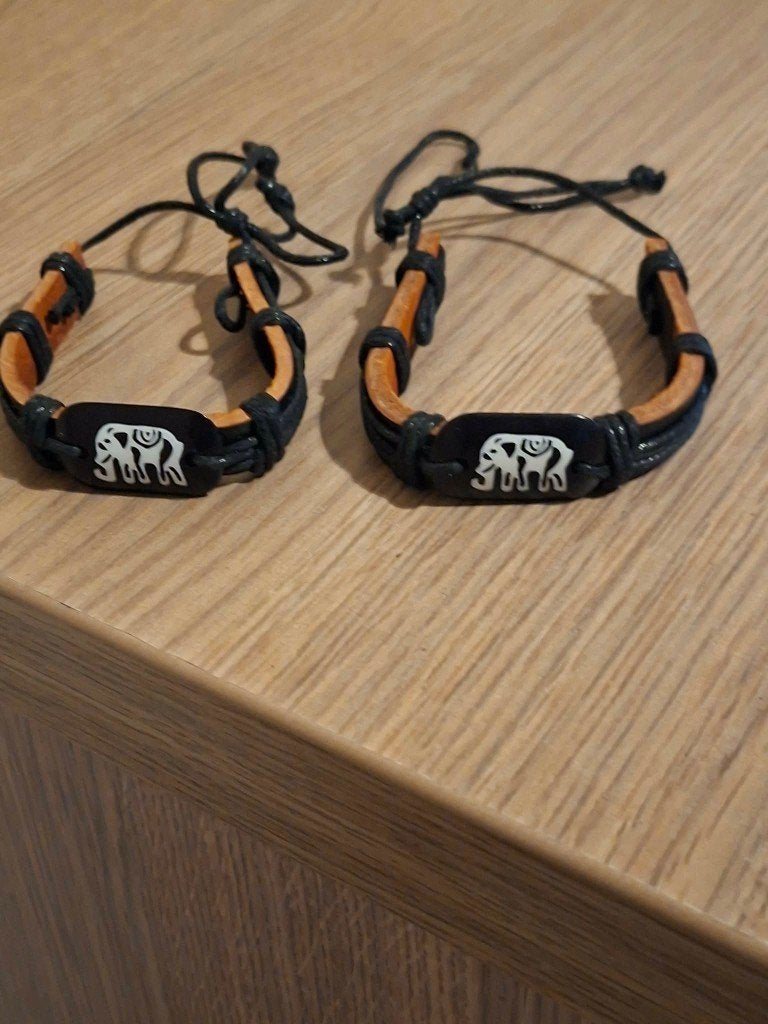 2 verstelbare olifant-armbanden, Ophalen of Verzenden, Zo goed als nieuw
