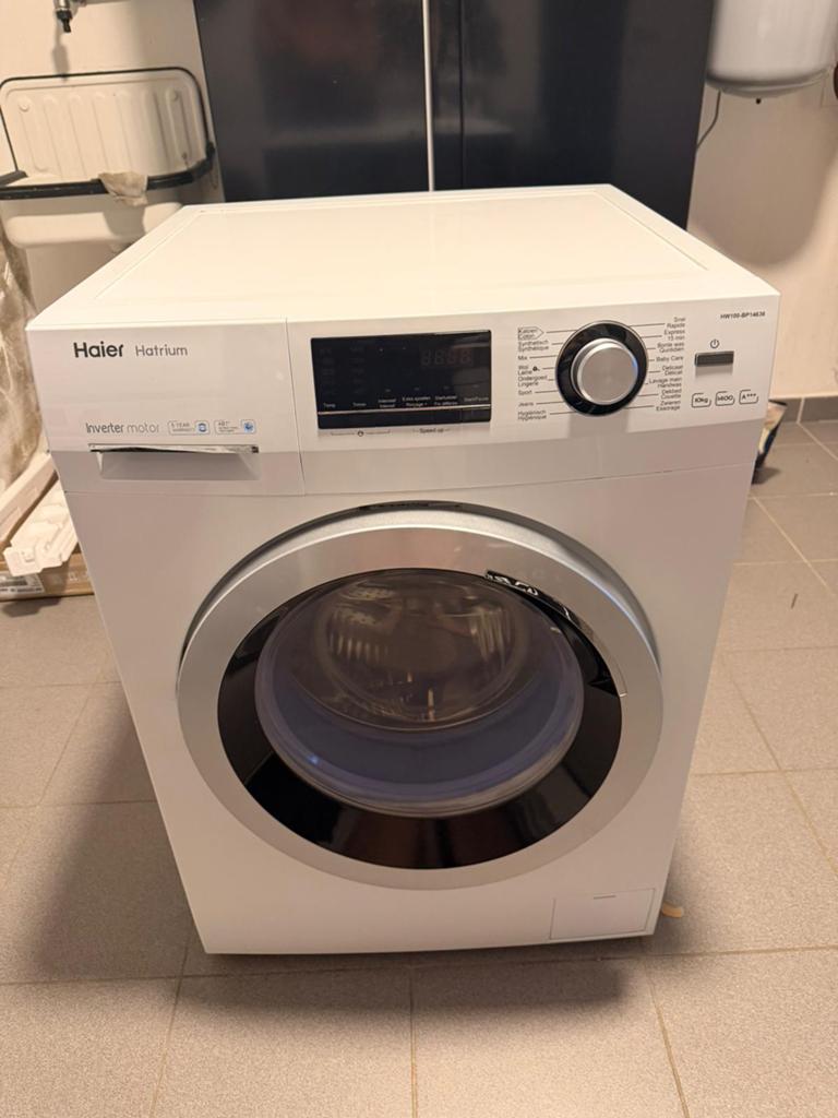 Wasmachine Hair, Elektronische apparatuur, Wasmachines, Ophalen, 1200 tot 1600 toeren, Gebruikt, 10 kg of meer