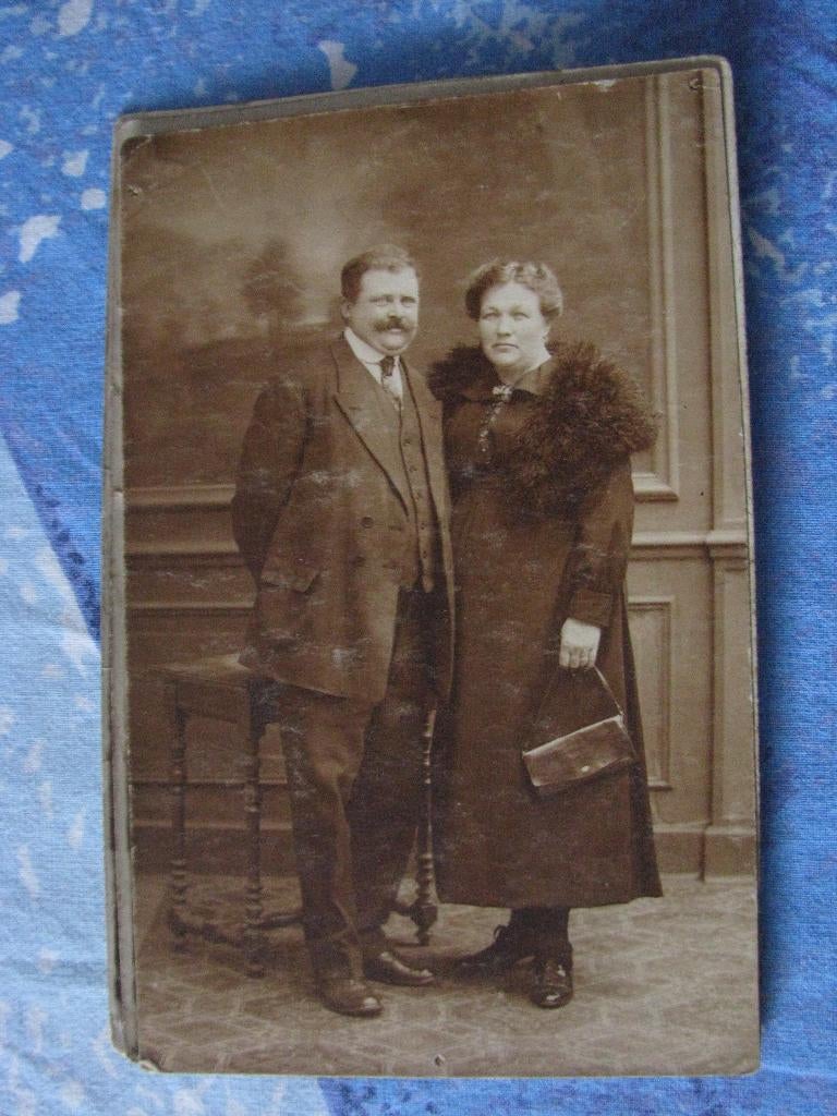 Vintage bruidspaar bruiloft huwelijk foto 6, Foto, Klederdracht, Ophalen of Verzenden, Zo goed als nieuw