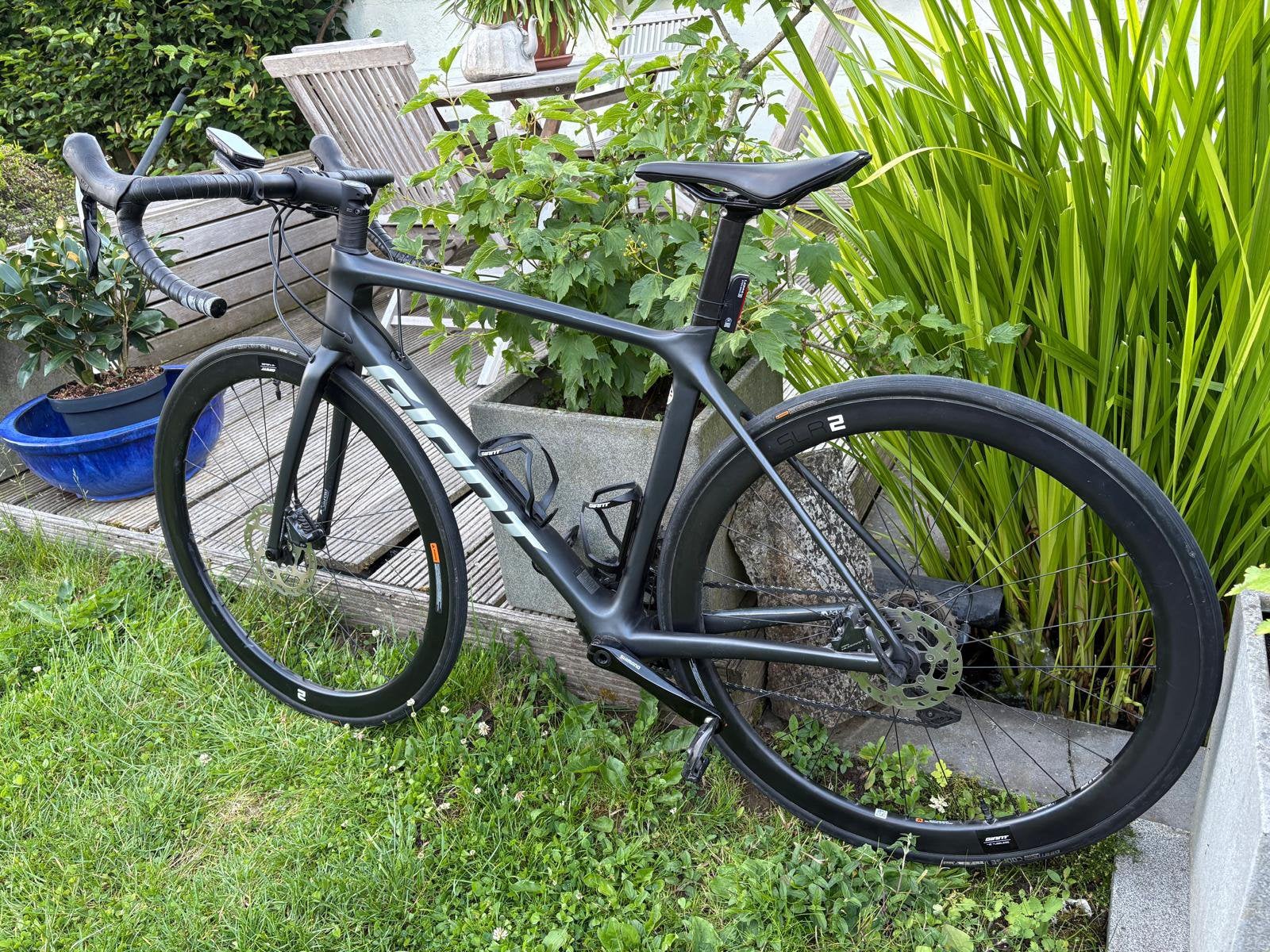 Giant TCR Advanced Disc Carbon Racefiets – maat M – Topstaat, Ophalen, Zo goed als nieuw, Giant