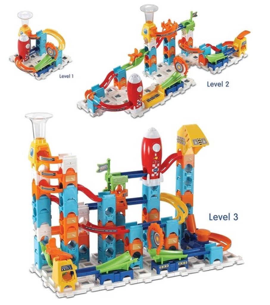 VTech Marble Rush Rocket Knikkerbaan, Ophalen of Verzenden, Gebruikt, 4 tot 6 jaar