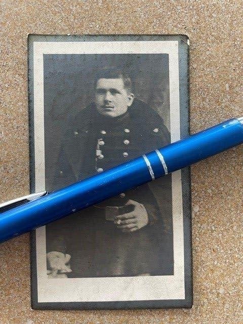 14-18 Koolskamp Odiel NAERT 2LINIE REG gesneuveld 21/2/1917, Verzamelen, Bidprentjes en Rouwkaarten, Ophalen of Verzenden, Bidprentje