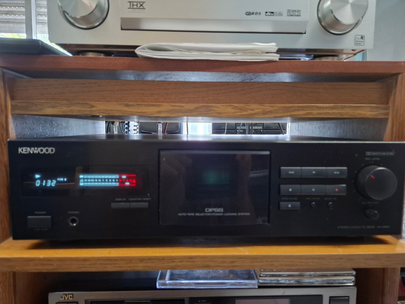 prachtige cassette dek Kenwood speelt perfect, Ophalen, Kenwood