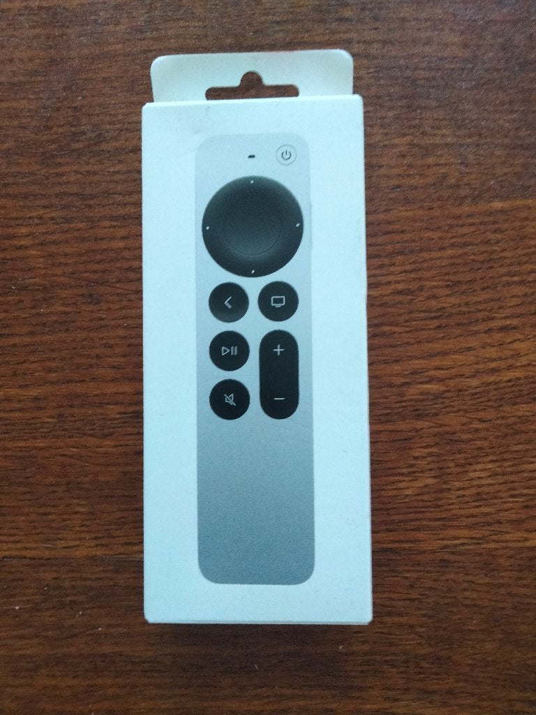 Télécommande Apple TV Siri — argent, TV, Hi-fi & Vidéo, Enlèvement ou Envoi, Comme neuf, Originale, Lecteur média