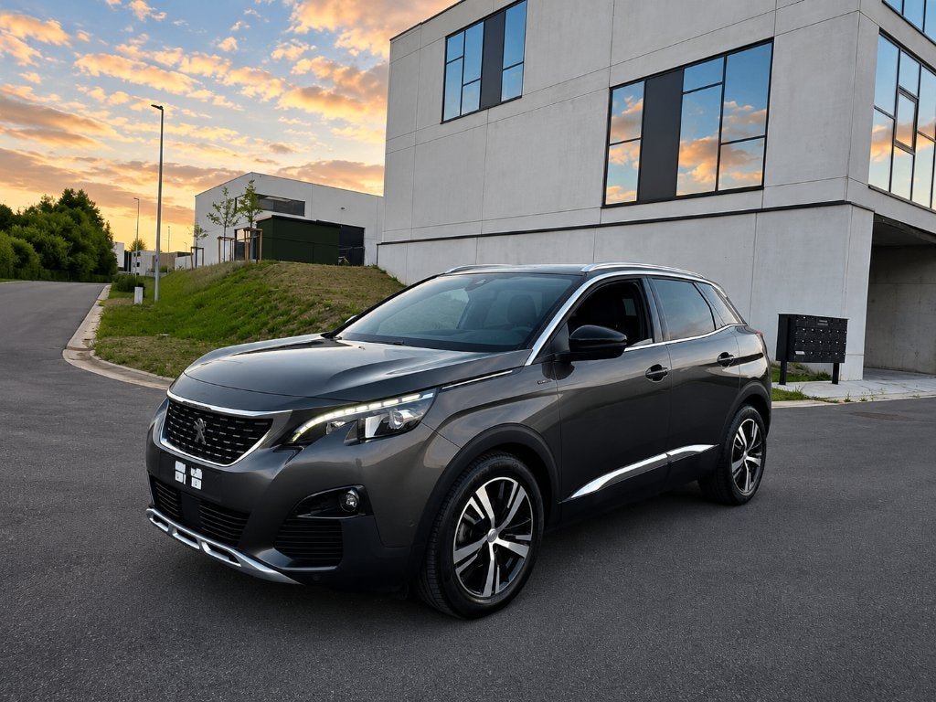Peugeot 3008 GT LINE 1.6HDI - 90DKM - 03/2017- 1ste Eigenaar, Auto's, Peugeot, 4 deurs, Leder en Stof, Zwart, Bedrijf
