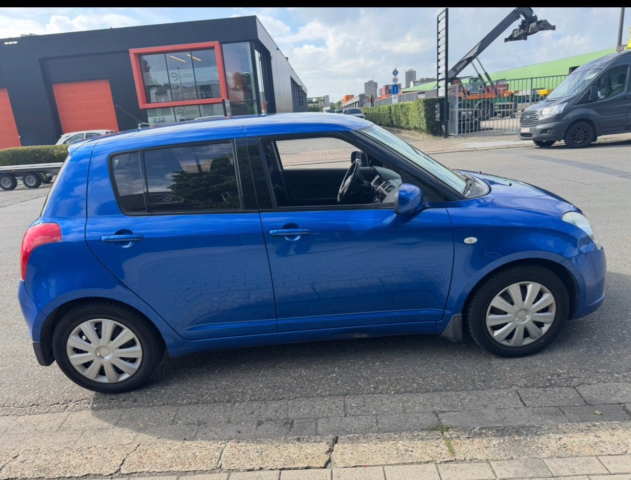 Auto suzuki swift, Auto's, Stof, Zwart, Blauw, Swift