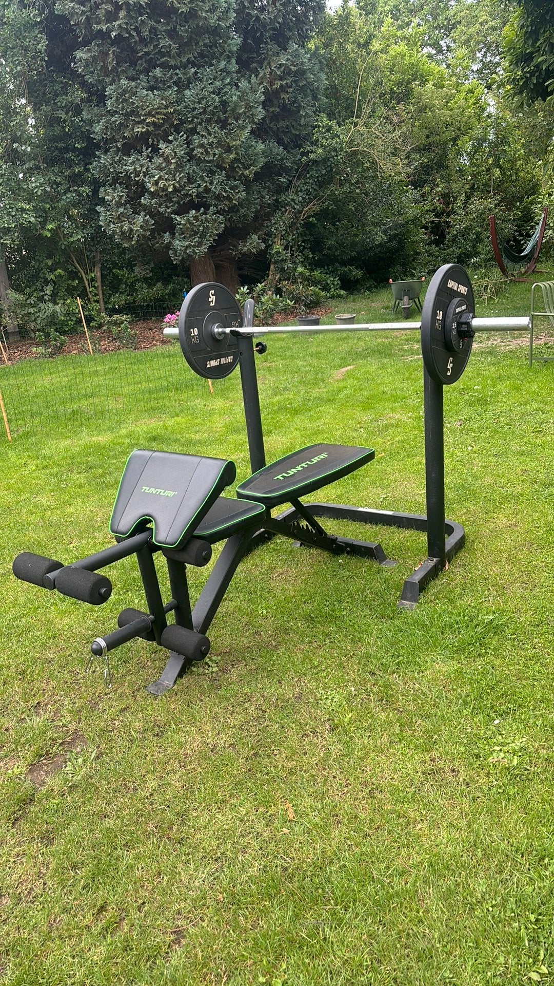 Tunturi bench press, Sport en Fitness, Fitnessmaterialen, Ophalen, Gebruikt