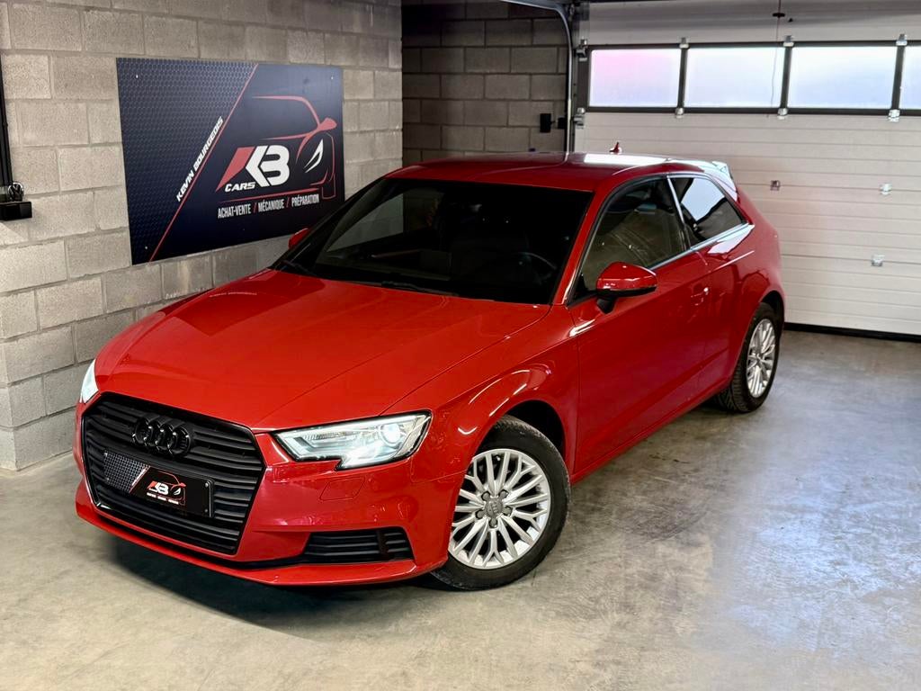 Audi A3 8V2 • 2017 • 100.000 Kms • 1.0 TFSI 115CV, Rouge, Achat, Euro 6, Entreprise