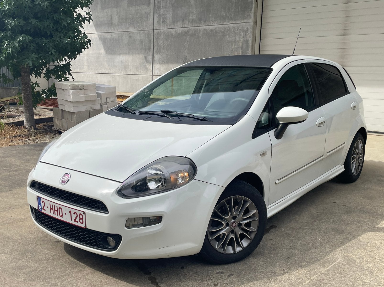 Fiat punto 1.2i/Sport/Airco/Euro5/2012/219Dkm, Auto's, Stof, Wit, 5 deurs, Particulier
