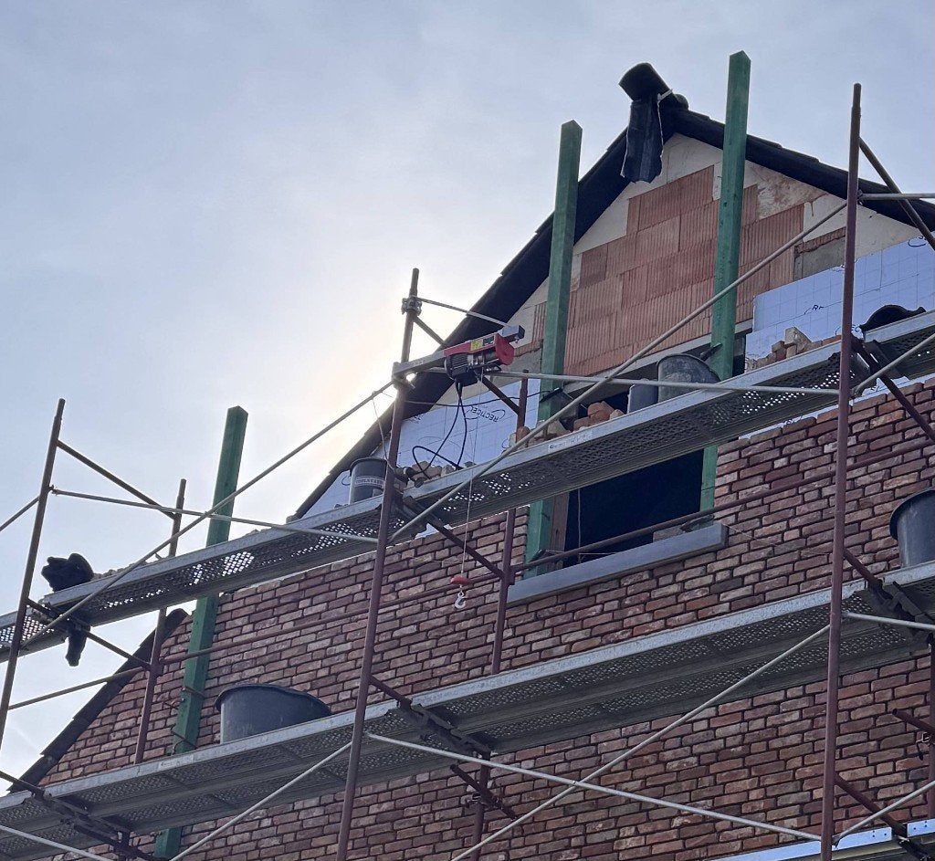 Takel met zwenkarm voor stelling / werf, Ophalen, Zo goed als nieuw, Elektrisch