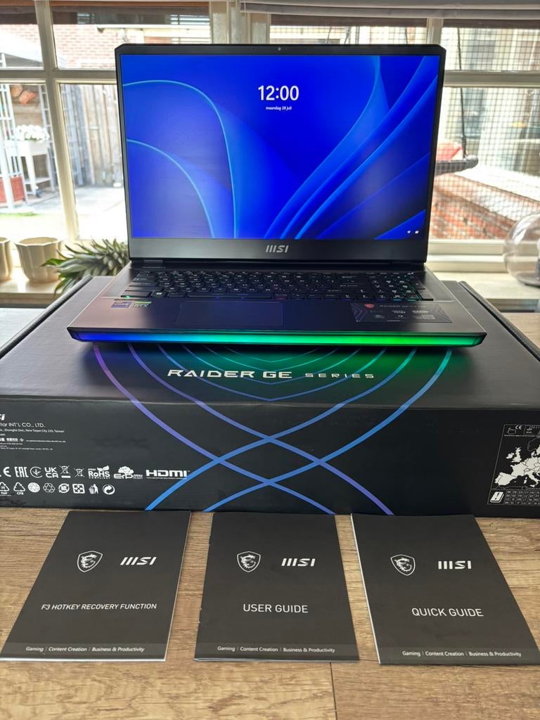 MSI Raider GE77HX, Enlèvement ou Envoi, Comme neuf, Gaming, SSD