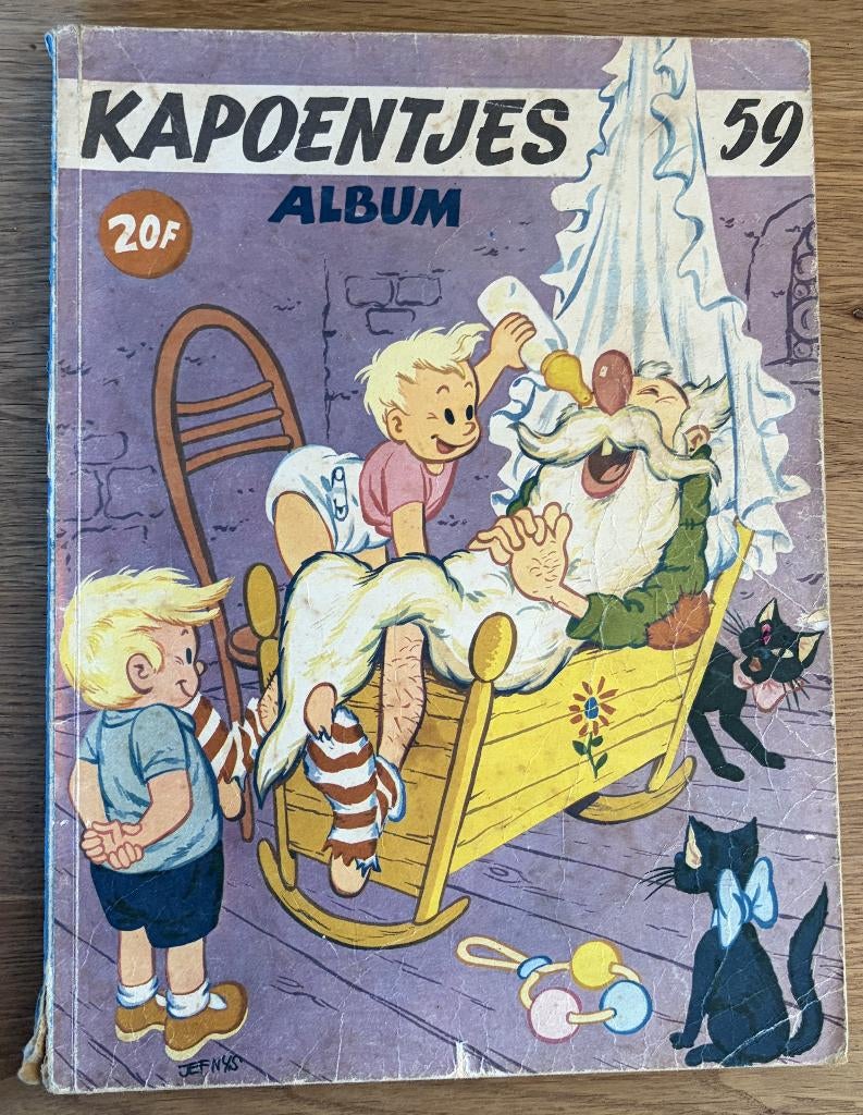 Kapoentjes Album 59 - 1e druk (1963) Strip, Boeken, Eén stripboek, Ophalen of Verzenden, Gelezen