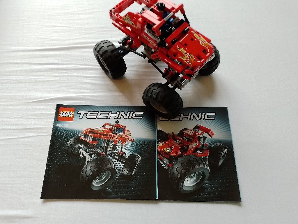 lego technic 42005 , 42010 en 42045, Lego, Ophalen of Verzenden, Zo goed als nieuw, Complete set
