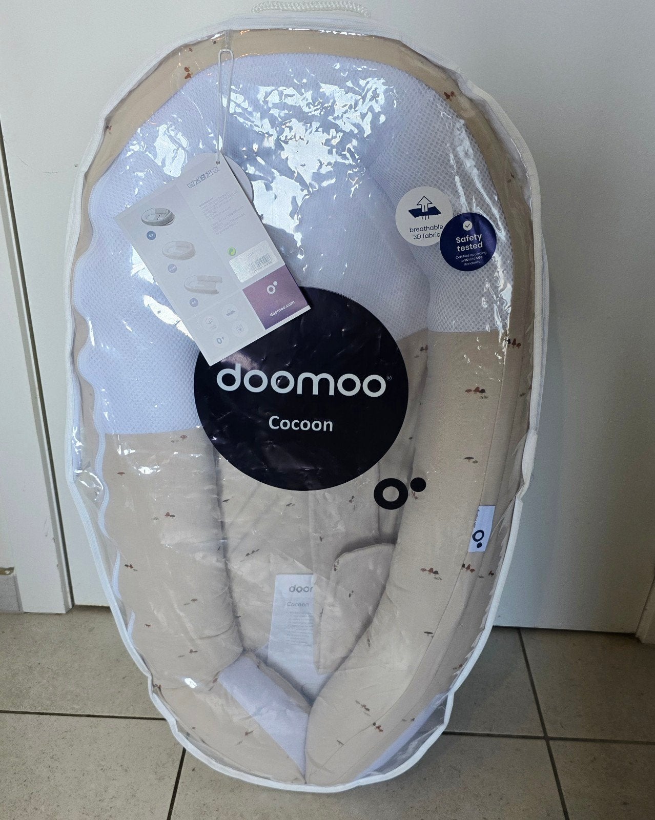 Doomoo Cocoon baby nestje (Limited Edition 'Paddestoelen'), Ophalen