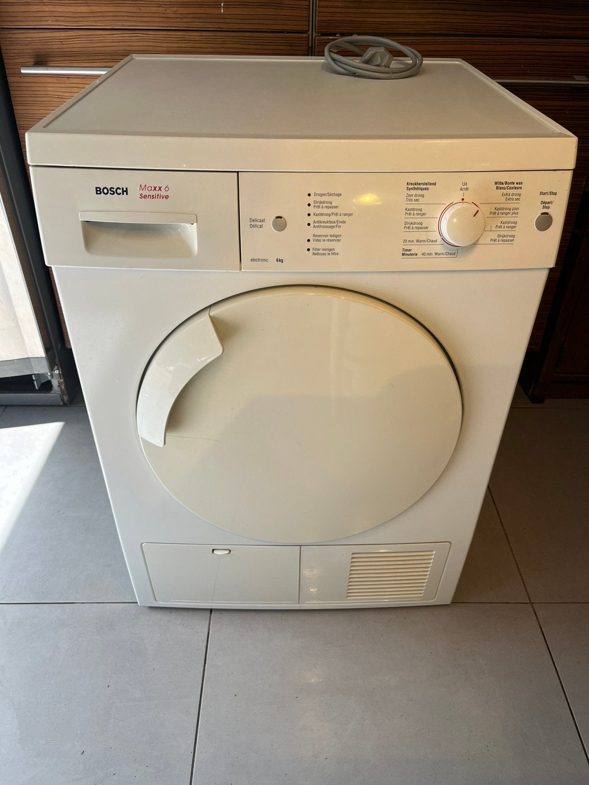 Bosch droogkast MAXX 6 , Sensitive.proper in z deftige staat, Enlèvement, Comme neuf