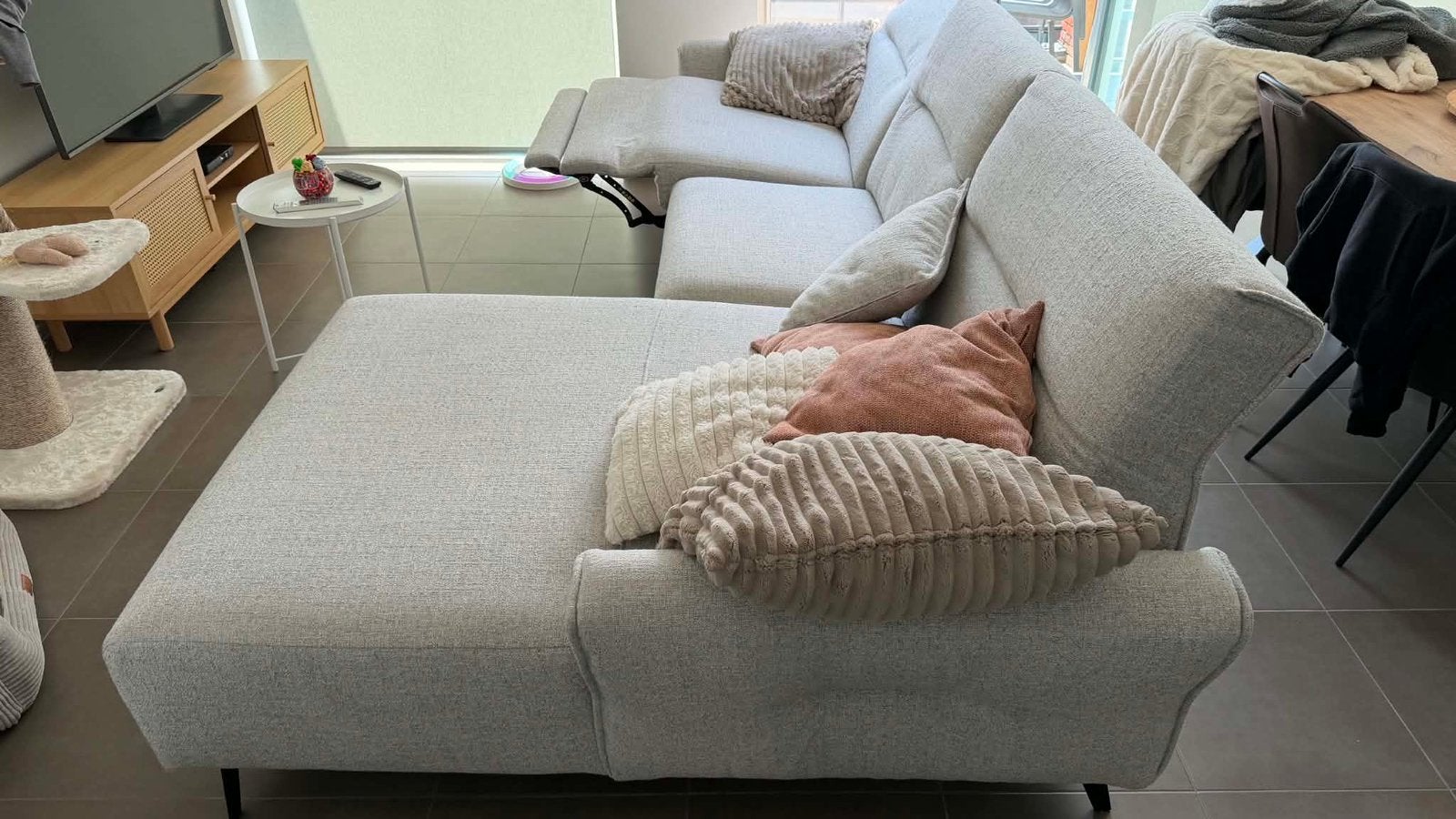 Zetel met relax, Trois personnes, 100 à 125 cm, Gewoon, 150 à 200 cm