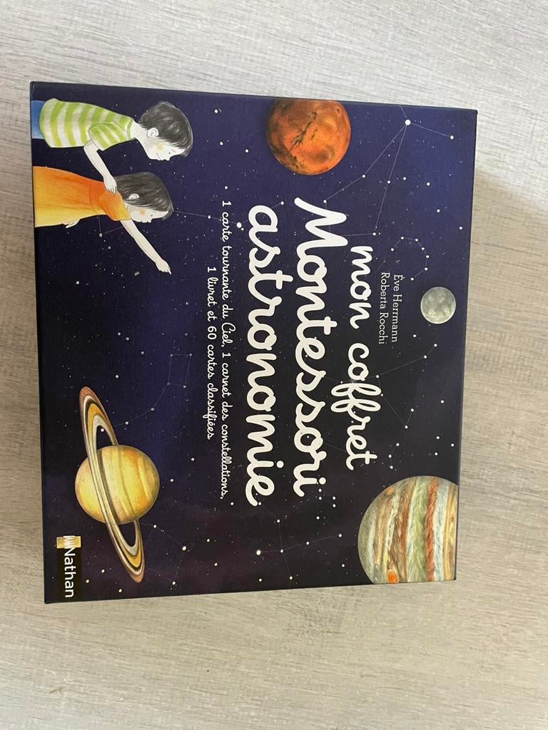 Coffret montessori astronomie, Enlèvement ou Envoi, Comme neuf