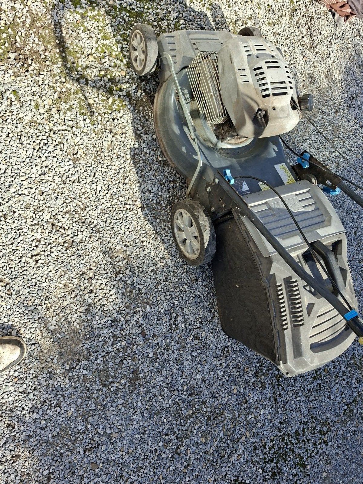 grasmachine, Ophalen
