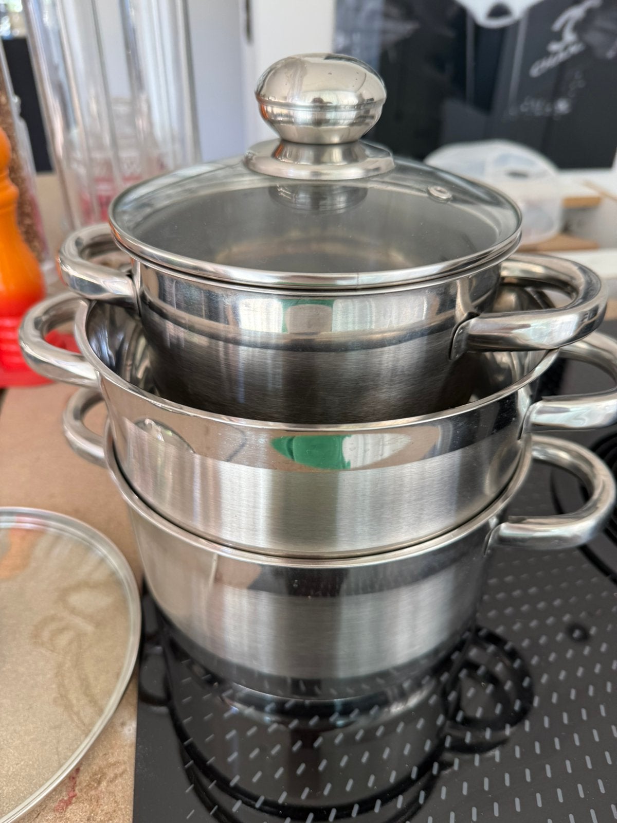 Kookpotten, Maison & Meubles, Cuisine | Casseroles & Poêles, Enlèvement, Comme neuf