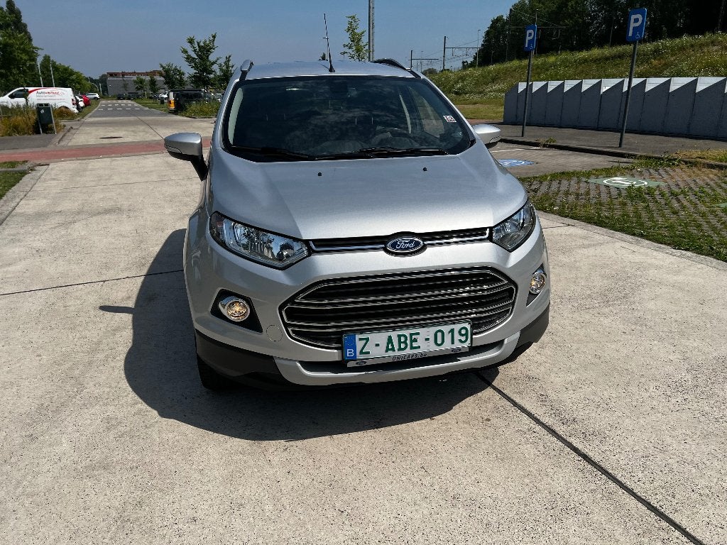 prachtige ford ecosport titanium uitvoering met 39900 km, Voorwielaandrijving, Monovolume, Ecosport, Leder en Stof