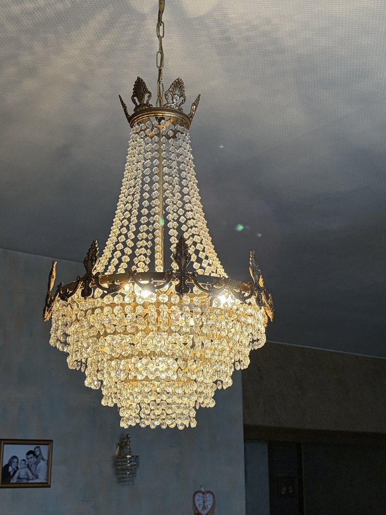 Lustre en cristal, Antiquités & Art, Enlèvement