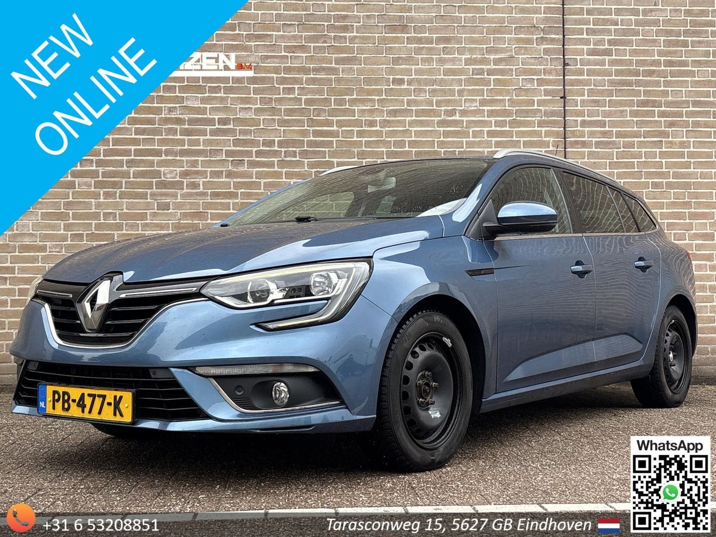 Renault Megane Estate 1.2 TCe Zen | Cruise | Climate | Navi, Auto's, Renault, Blauw, Bedrijf, 119 g/km, Mégane