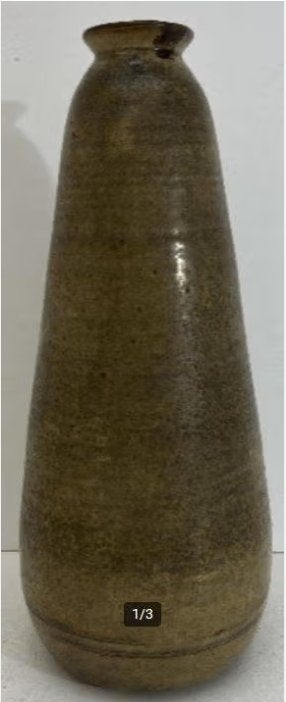 vase en gres signe pierre paulus, Antiquités & Art, Enlèvement ou Envoi