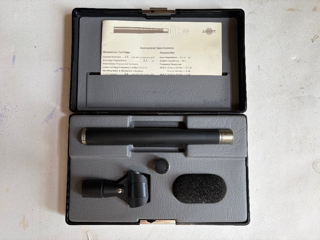 Bruel & Kjaer B&K 4006 Condensor Microphone w/case, Ophalen, Gebruikt