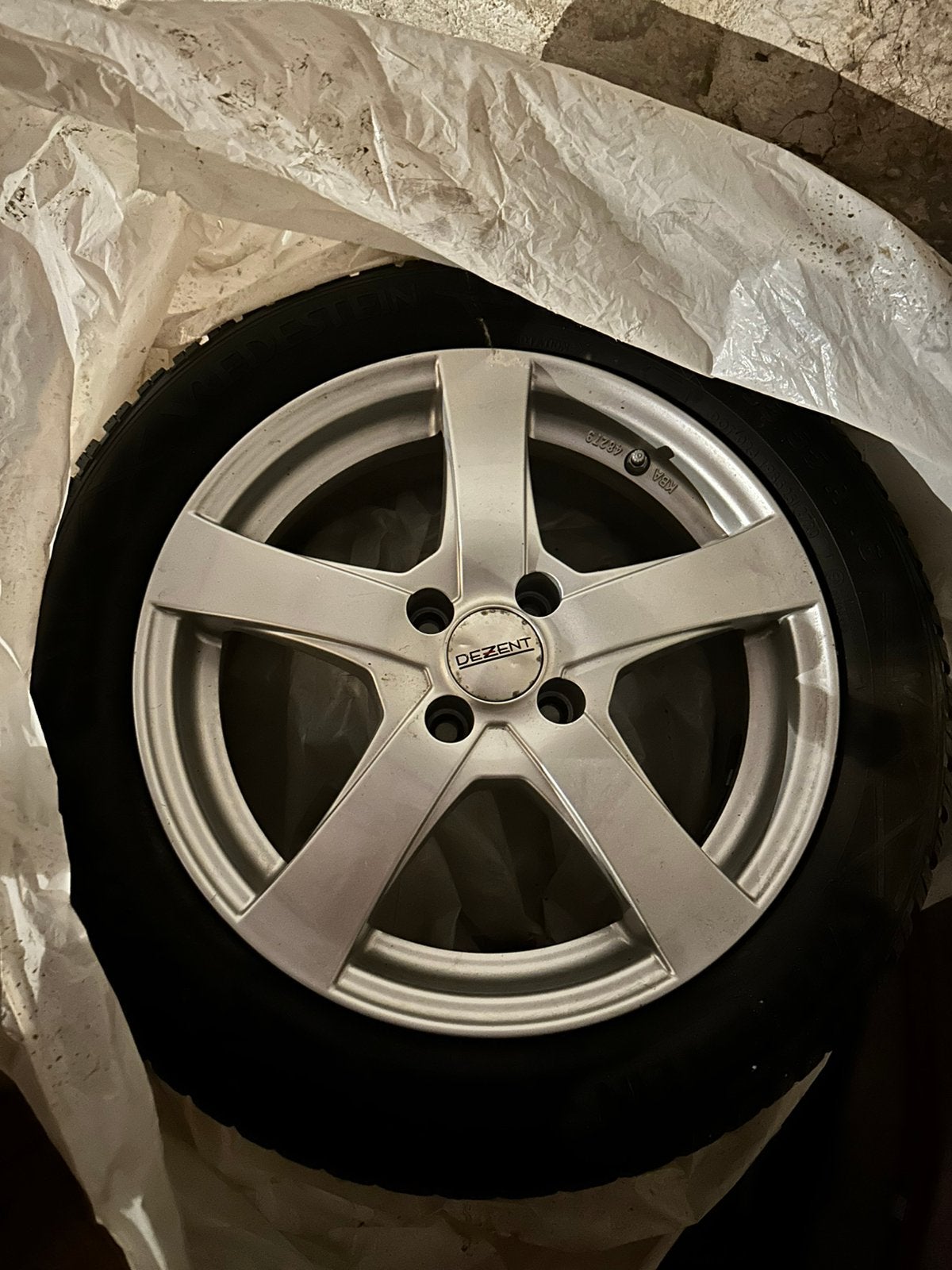 4 jantes  et 4 pneus, Autos : Pièces & Accessoires, Pneus & Jantes, Enlèvement, 16 pouces, Pneu(s)