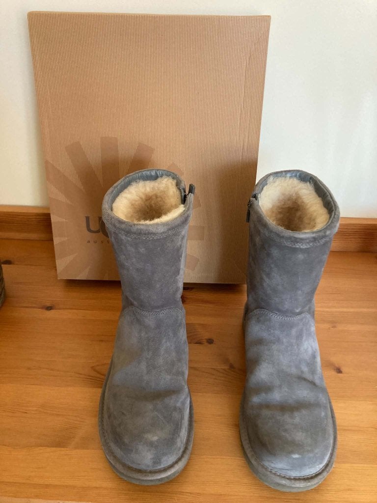 uggs maat 41 - lichtblauw, Kleding | Dames, Ophalen, Blauw, Overige typen, Zo goed als nieuw
