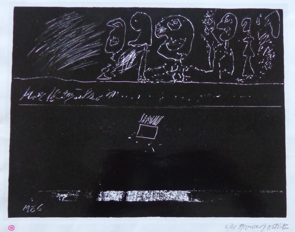 MARC MENDELSON / GRAN TRAMONTANA / ZW-W LITHO / 32x48cm MONO, Ophalen of Verzenden