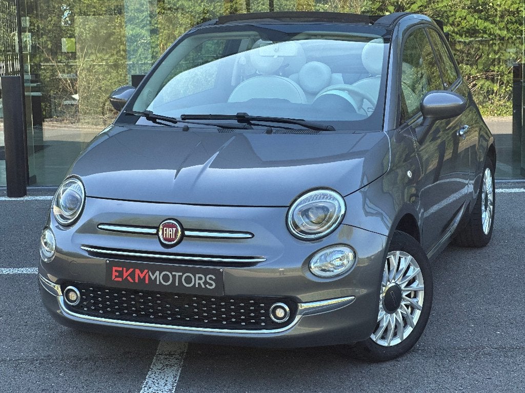 Fiat 500c / Airco / Sensoren / 108728km, Auto's, 4 zetels, Cabriolet, Leder en Stof, Elektrische ramen