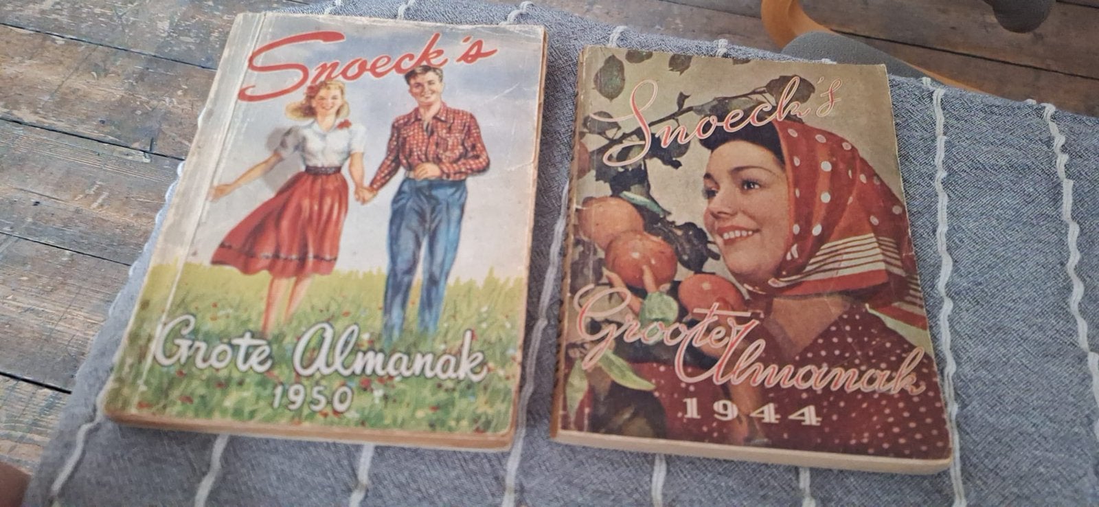 2 Vintage Snoeck’s Grote almanak 1944 en 1950, Ophalen of Verzenden