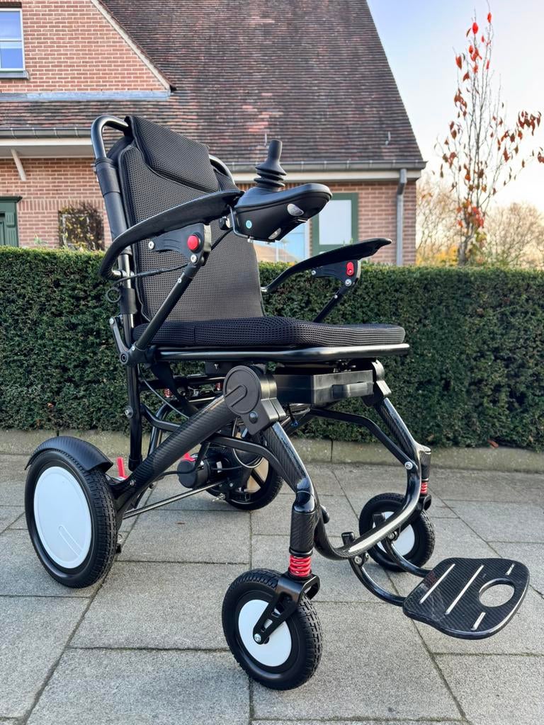 Lichtgewicht Electrische rolstoel Plooibaar Meeneembare, Ophalen of Verzenden, Inklapbaar, Nieuw, Elektrische rolstoel