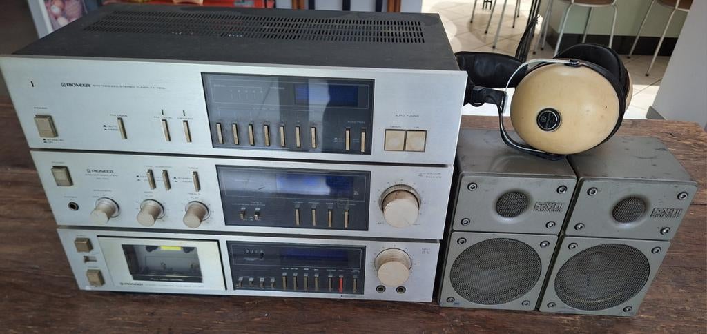 Pioneer tuner, Amplifier, cassette, luidsp,.., Audio, Tv en Foto, Versterkers en Ontvangers, Ophalen