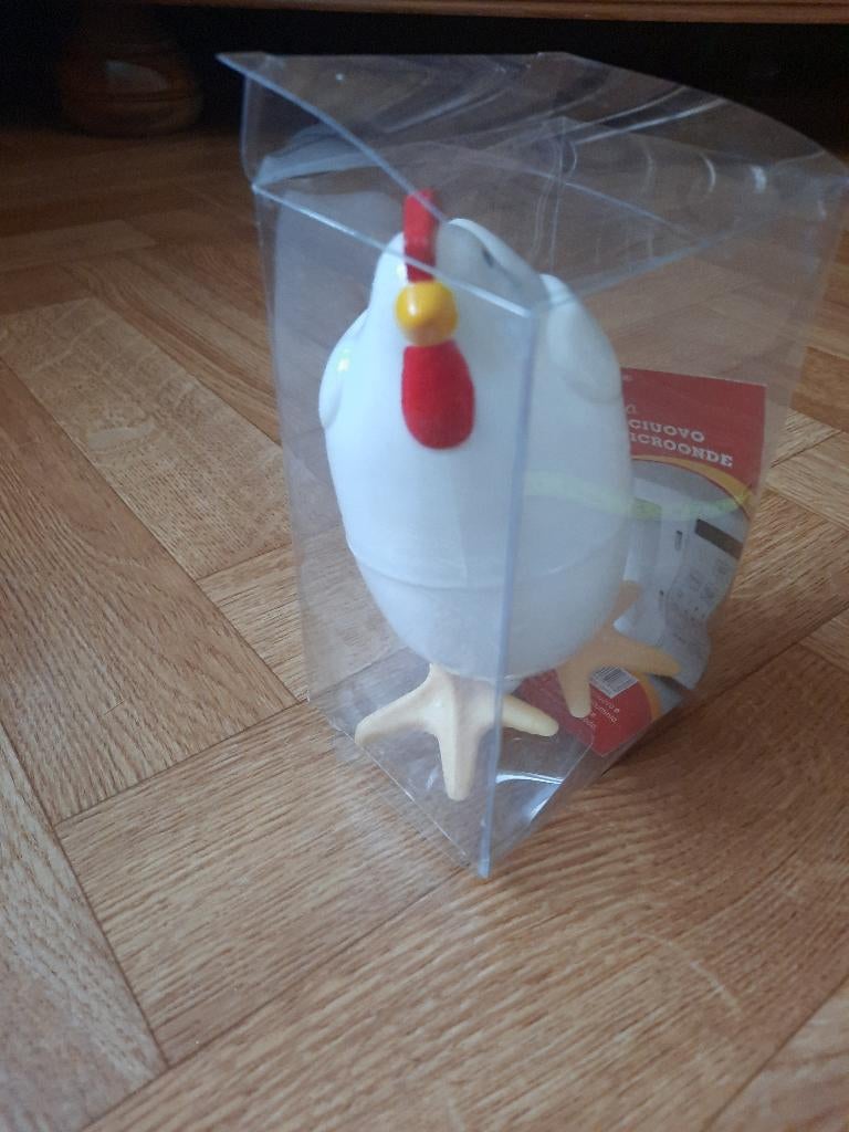 grote pvc kip eierkoker voor de microgolf nieuw, Ophalen of Verzenden, Nieuw