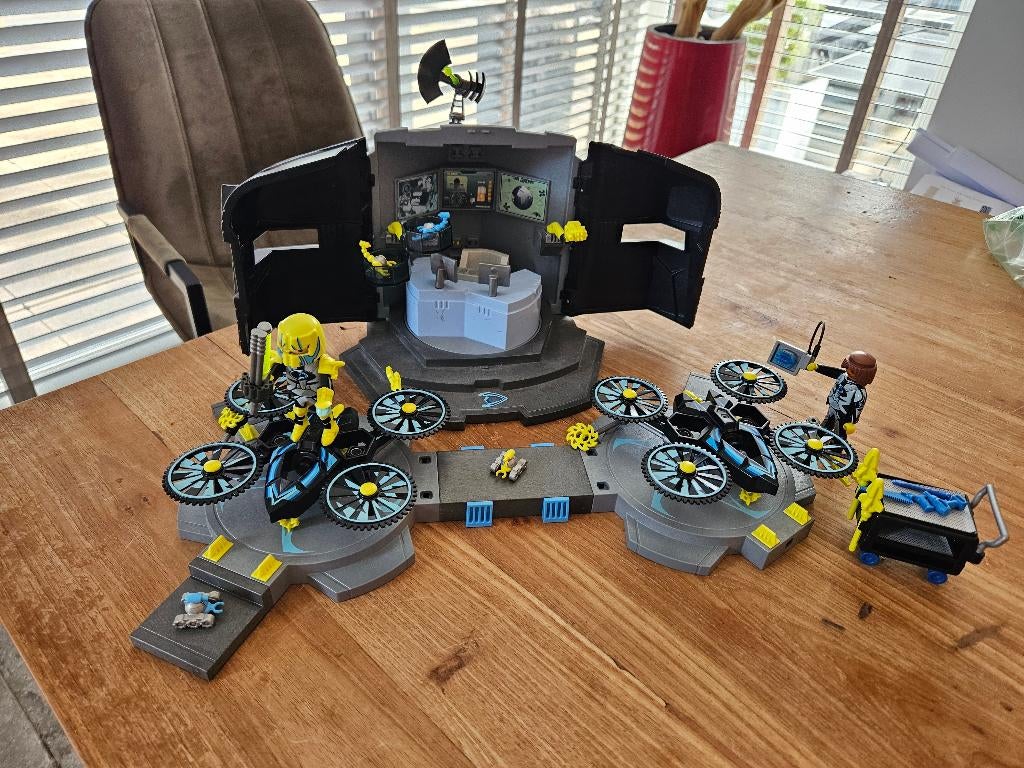 Playmobil Top Agents Commandocentrum 9250, Kinderen en Baby's, Speelgoed | Playmobil, Zo goed als nieuw, Complete set, Ophalen of Verzenden