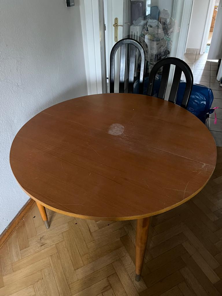 Tafel & 3 stoelen, Ophalen, Gebruikt