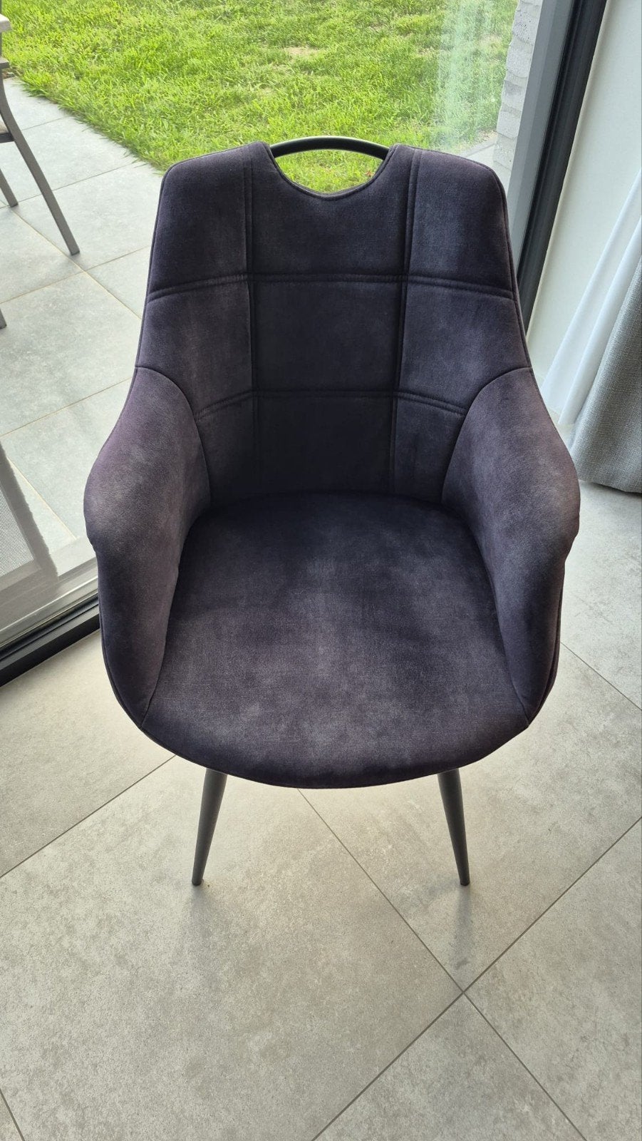 6 eetkamerstoelen, Huis en Inrichting, Ophalen, Zwart, Zo goed als nieuw, Stof