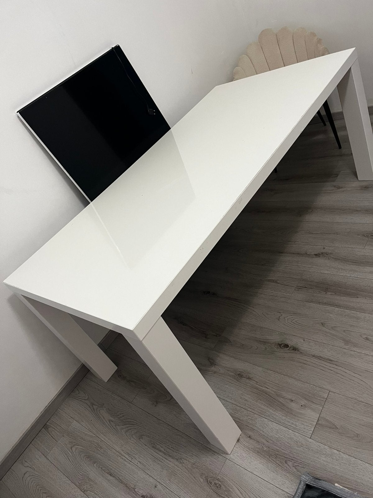 Table à manger IKEA TORESUND – 180  90 cm – blanc brillant, Cinq personnes ou plus, 150 à 200 cm, 50 à 100 cm, Enlèvement