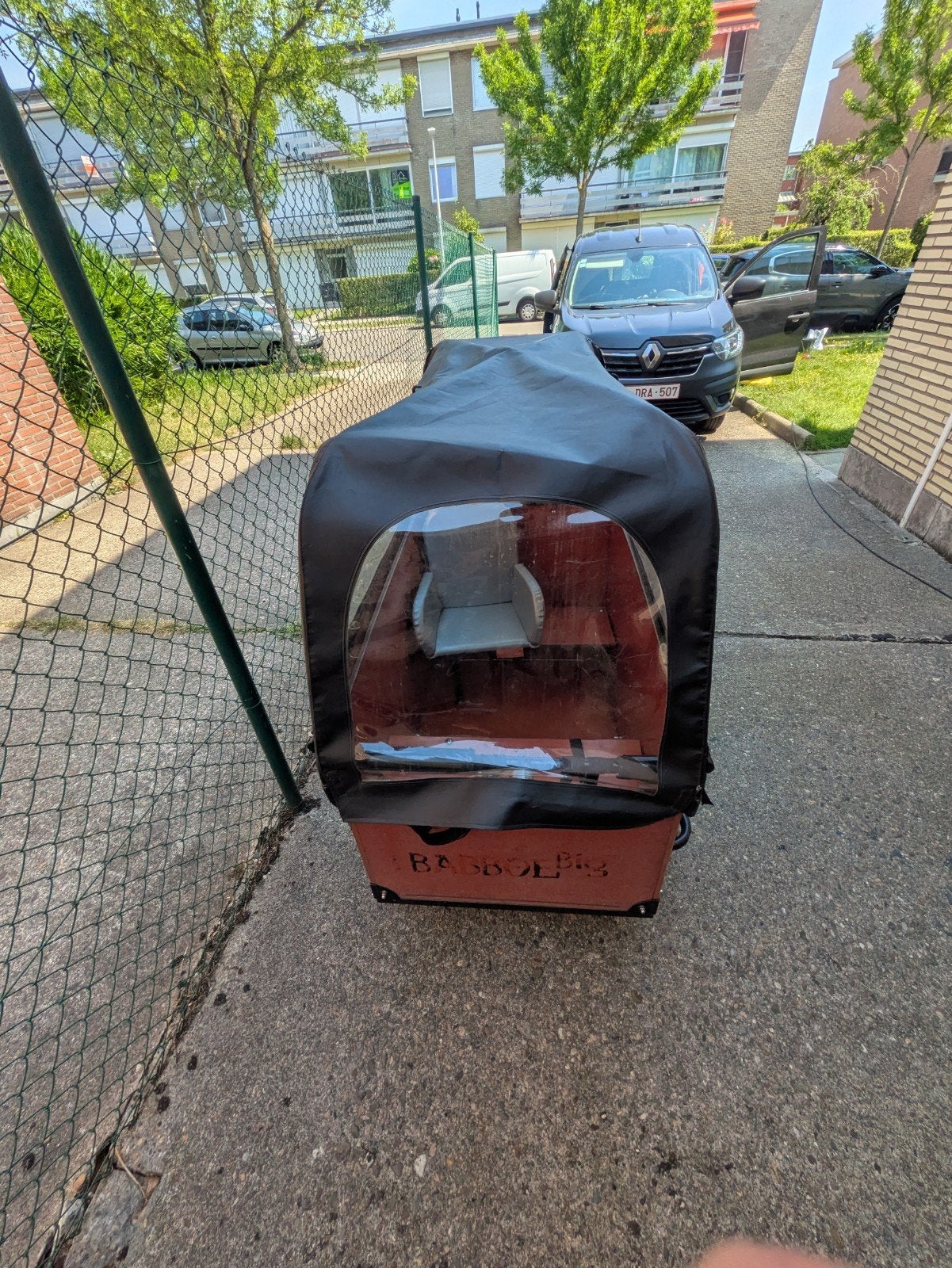 bakfiets babboe, Ophalen