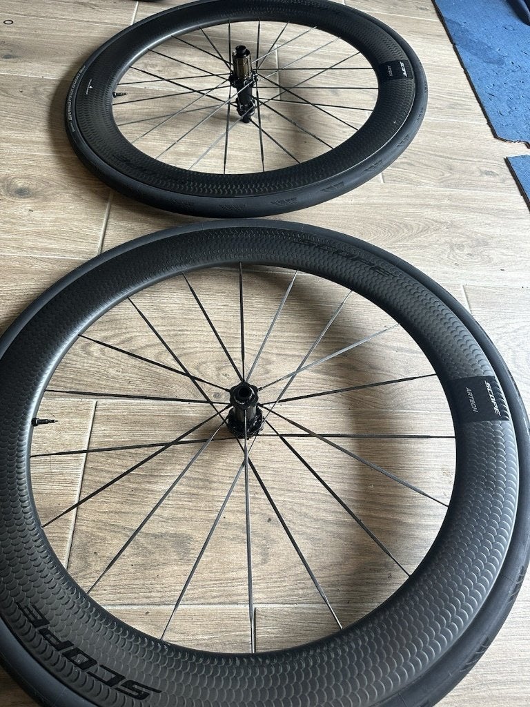 Scope ARTECH 6 Carbon racefietswielset met schijfremmen, Ophalen of Verzenden, Zo goed als nieuw, Carbon