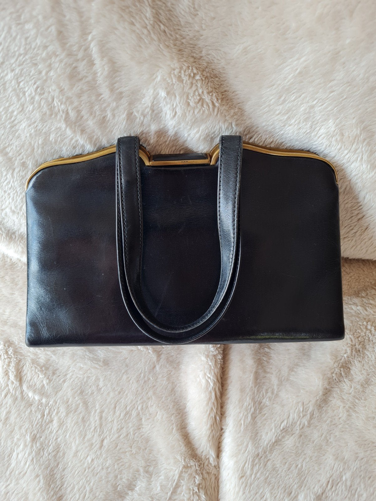 authentique sac Delvaux vintage noir, Enlèvement ou Envoi, Noir