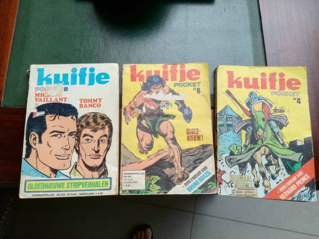3 Kuifje pockets, Ophalen of Verzenden, Gelezen